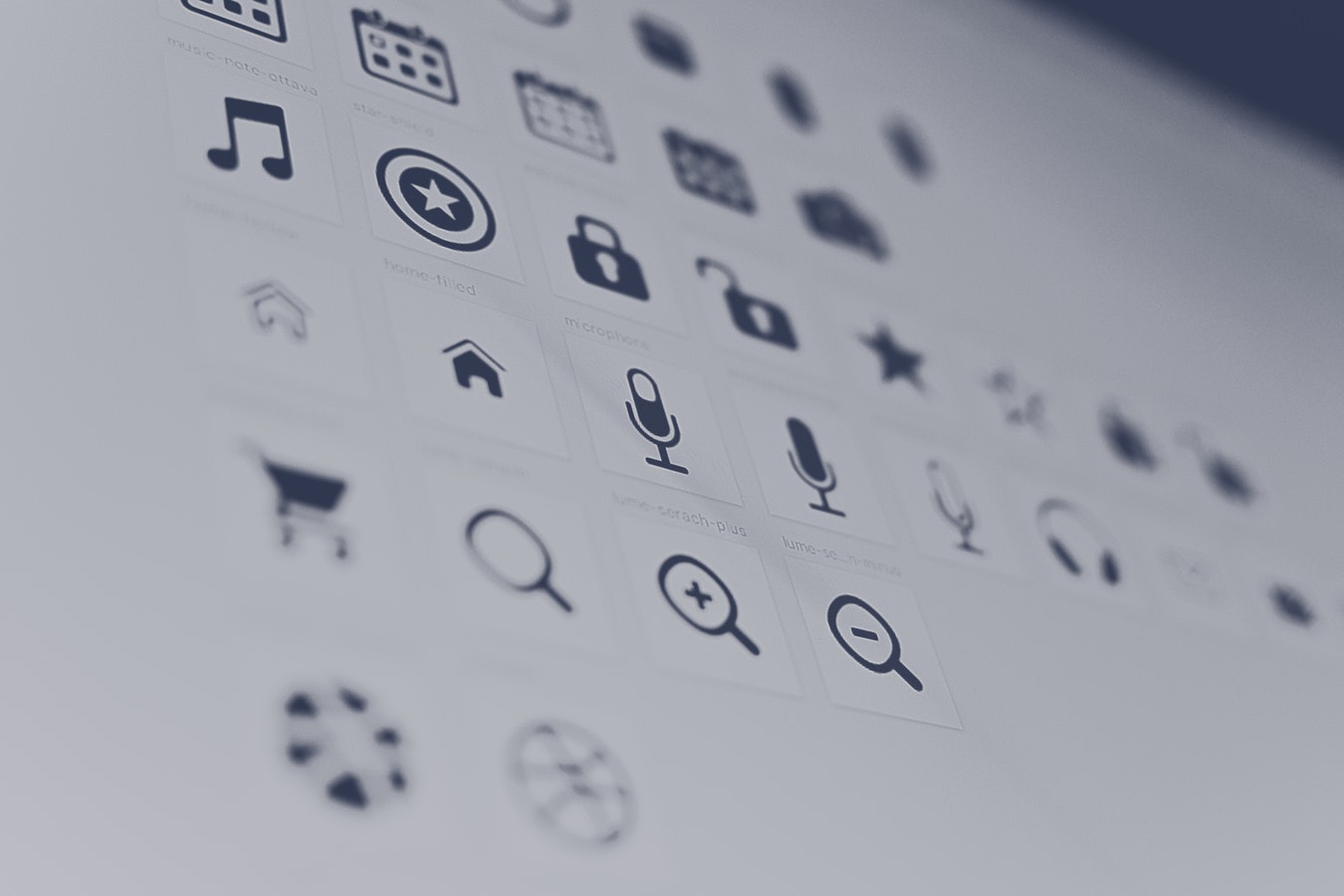 Use font icons instead of flat images