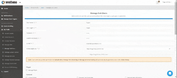 Delegate User Rights