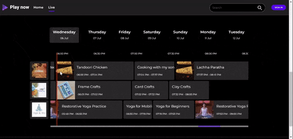 Multichannel EPG